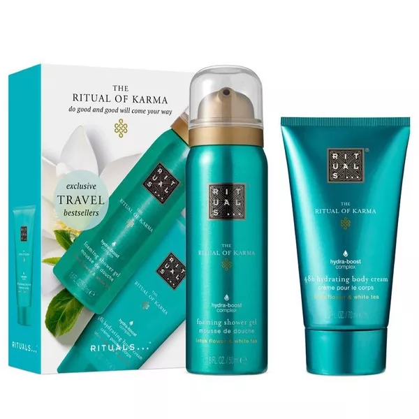 Rituals The Ritual of Karma zestaw pianka pod prysznic 50ml + krem do ciała 70ml