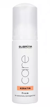 Subrina Keratin Care, pianka do włosów silnie zniszczonych, 150ml