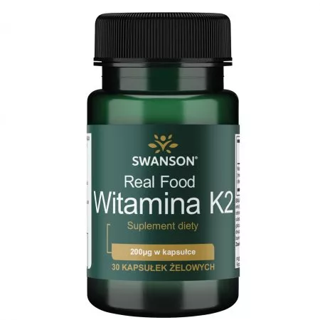 Swanson Witamina K2 naturalna 200mcg 30kaps