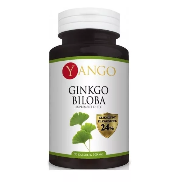 Yango Ginkgo Biloba 310mg suplement diety 90 kapsułek