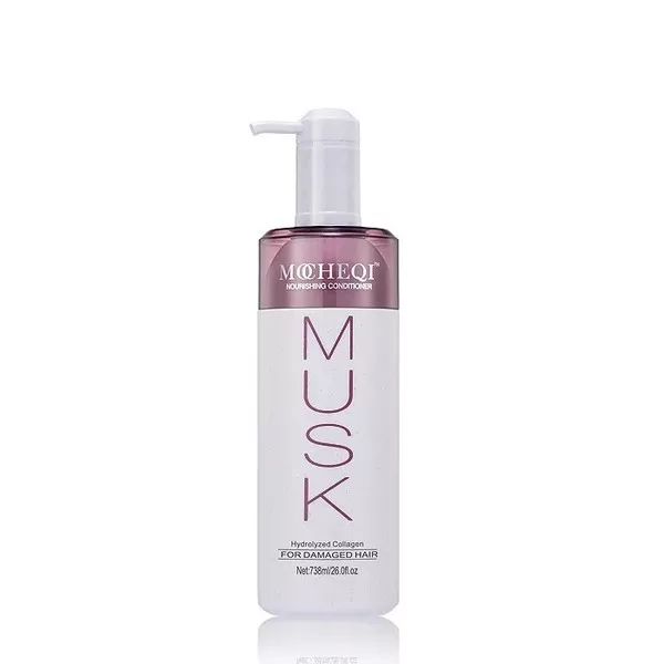 Mocheqi Musk Nourishing Conditioner, kremowa odżywka do włosów zniszczonych, 738ml