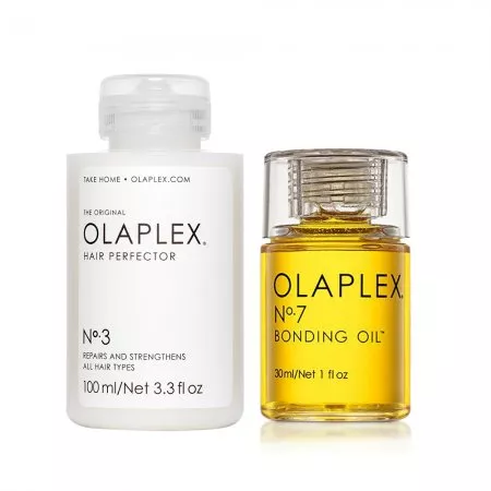 Olaplex, zestaw ekspresowa regeneracja włosów, kuracja No. 3 + krem No.7
