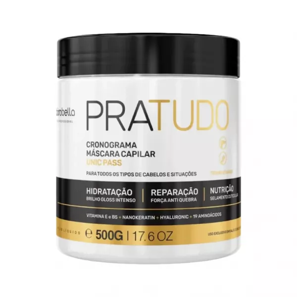 Borabella PraTudo, odbudowująca maska do włosów po zabiegach, 500g