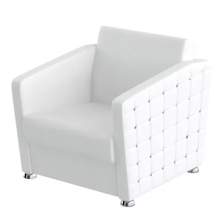 Fotel do poczekalni fryzjerskiej Panda Glamour