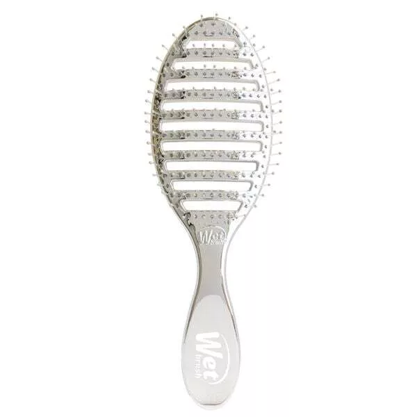 Wet Brush Festive Finish Detangler, wentylowana szczotka do rozczesywania, srebrny