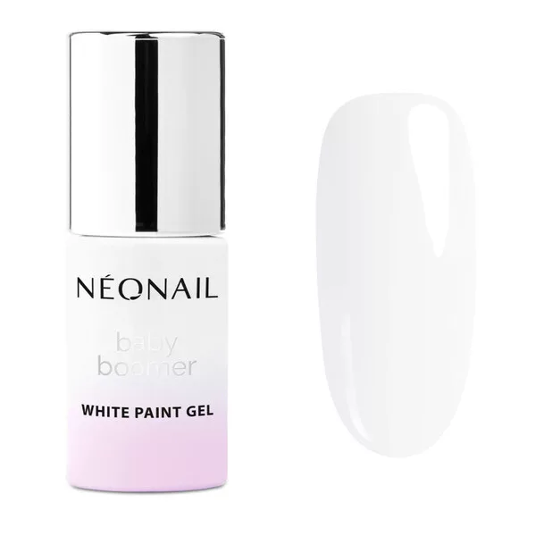 Neonail Baby Boomer White Paint Gel, żel do zdobień, 6.5ml