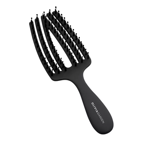 Olivia Garden Fingerbrush Care Mini Black, szczotka do włosów
