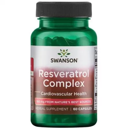 Swanson Resweratrol complex 180mg 60kaps