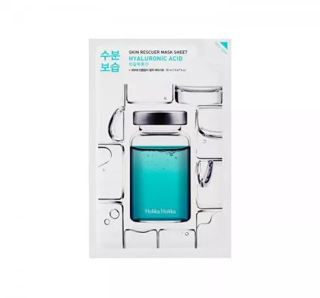 Holika Holika Skin Rescue - Hyaluronic Acid, hialuronowa maska w płachcie