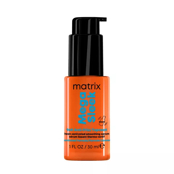 Matrix Mega Sleek OMG! TopCoat, olejek przeciw puszeniu się włosów, 30ml