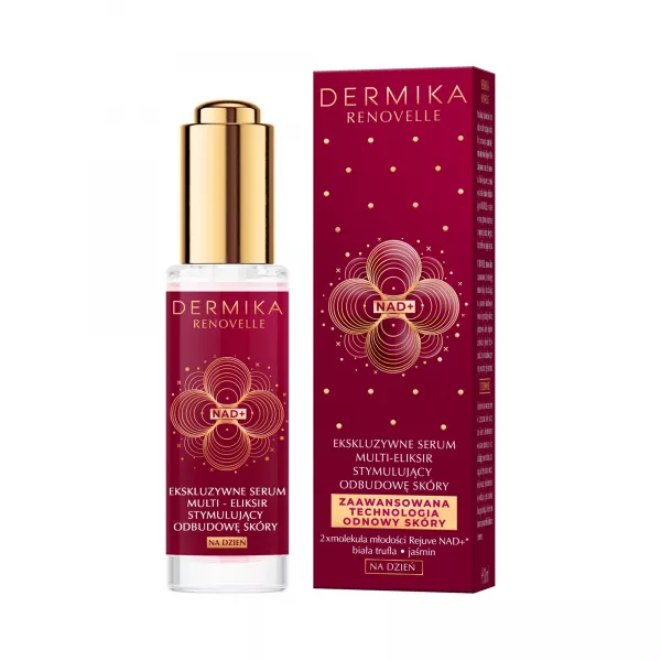Dermika Renovelle, ekskluzywne serum - multi eliksir stymulujący odbudowę skóry, na dzień, 30ml