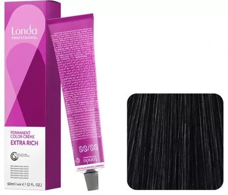 Londa Color Permanent, farba do włosów, 2/0, 60ml