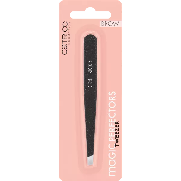 Catrice Magic Perfectors Tweezer, precyzyjna pęseta w eleganckiej odcieniu połyskującej czarni, 1szt