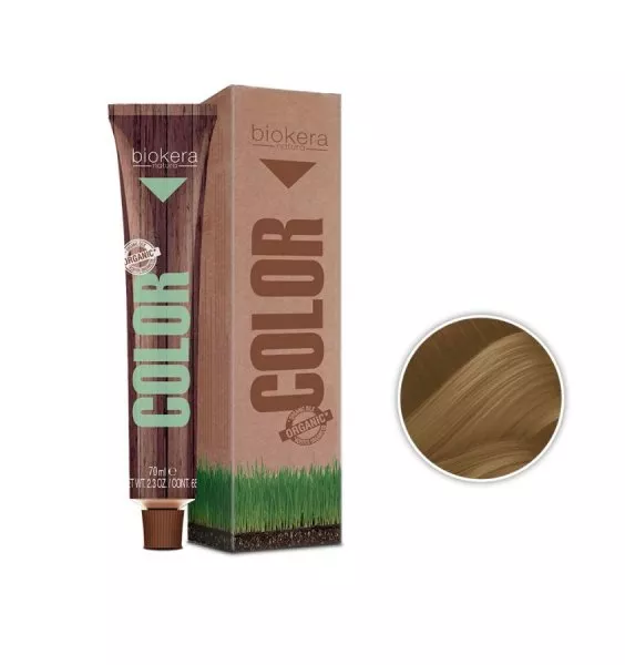 Biokera Natura Natura Color, trwała farba do włosów z olejkami roślinnymi, 8, 70ml