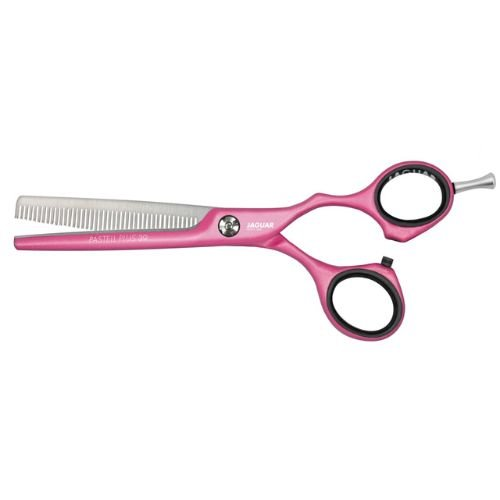 Jaguar White Line Pastell Plus Crane 39 Thinning Scissors Candy, degażówki fryzjerskie, 5,5", ref. j43255-3