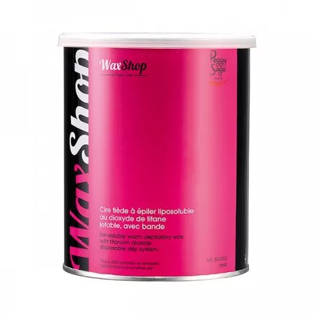 Peggy Sage, wosk do depilacji rozpuszczalny w letniej temperaturze do skóry wrażliwej i suchej, różany, 800ml