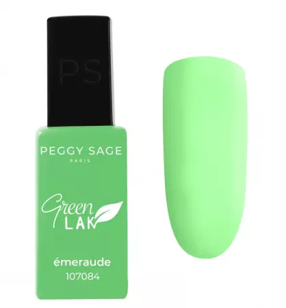 Peggy Sage Green Lak, lakier do paznokci utwardzany lampą UV/LED, 10ml, émeraude