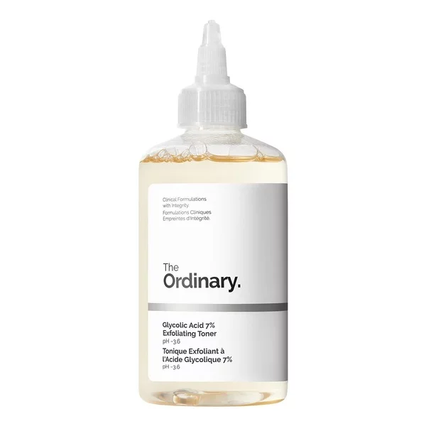 The Ordinary Glycolic Acid 7% Exfoliating Toner tonik złuszczający z kwasem glikolowym 240ml