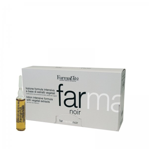 Farmavita Farmavita Noir Lotion, kuracja włosów przetłuszczających się i z łupieżem, 12x8ml