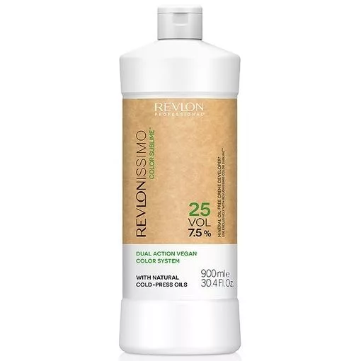 Revlon Color Sublime Vegan Developer, oksydant do farb, 25 vol 7,5%, 900ml - ułamana nakrętka