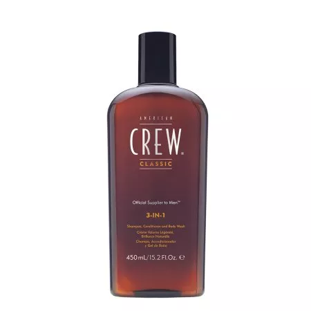 American Crew Classic, 3w1 szampon + odżywka + żel do kąpieli, 450ml