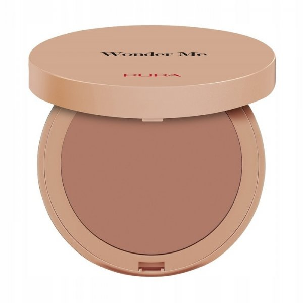 PUPA Wonder Me Bronzer, puder brązujący do twarzy, medium neutral, 8,5g