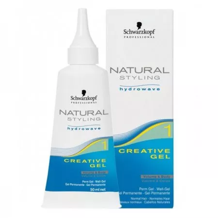 Schwarzkopf Natural Styling Creative Gel, żel do trwałej ondulacji podnoszący włosy u nasady, 1, 50ml