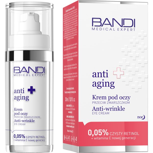 Bandi Medical Expert, Anti Aging, krem pod oczy przeciw zmarszczkom, 30ml