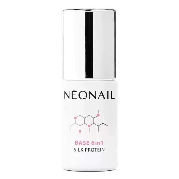 Neonail Base 6in1 Silk Protein, baza hybrydowa, 7.2ml