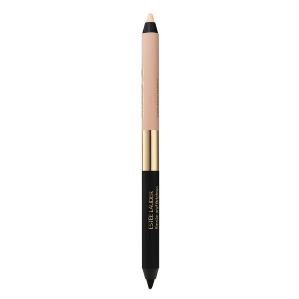 Estée Lauder Smoke And Brighten Kajal Eyeliner Duo kremowa kredka do oczu 2w1 Noir/Cream 0,5g