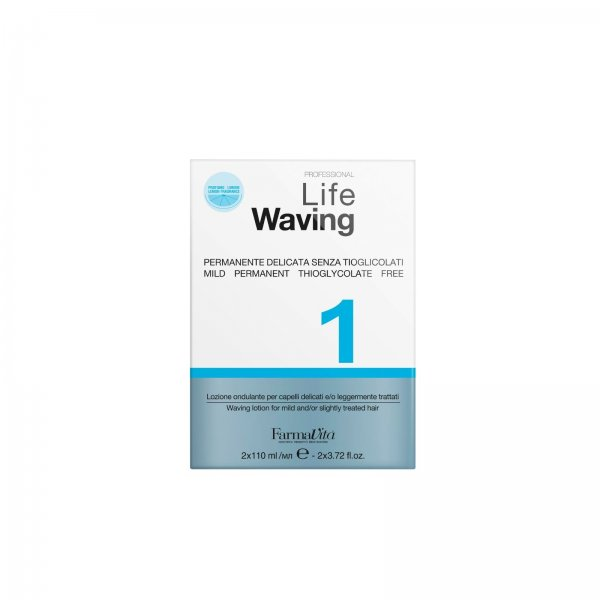 Farmavita Life Waving 1, delikatne falowanie dla włosów delikatnych i/lub lekko zniszczonych, 110ml