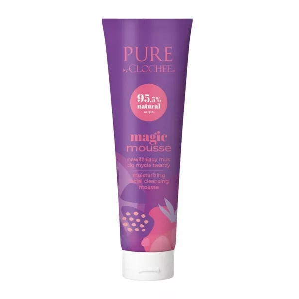 Clochee Pure Magic Mousse, nawilżający mus do mycia twarzy, 90ml