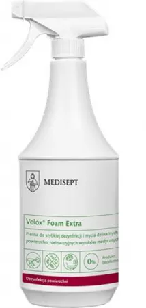 Medisept Dual Use, Velox Foam Extra, pianka do dezynfekcji powierzchni, 1000ml
