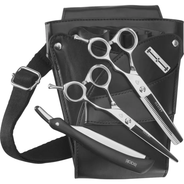 AristoCUT, zestaw nożyczek fryzjerskich Best 6.0", dla początkujących fryzjerów, precyzyjne cięcia, elegancka torba S