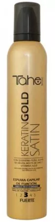 Tahe Botanic Gold Satin, keratynowa pianka do włosów suchych i zniszczonych, 200ml