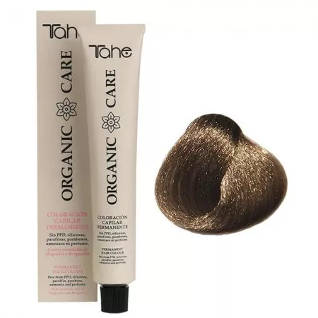 Tahe Organic Care, organiczna farba do włosów bez amoniaku, 7.01, 100ml