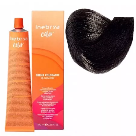 Inebrya Color, farba do włosów, koloryzacja trwała, 3/0, 100ml