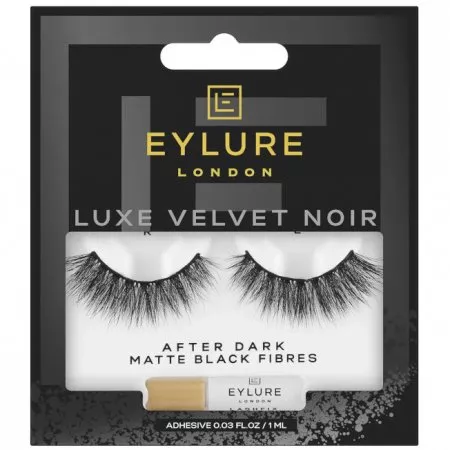 Eylure Velvet Noir, sztuczne rzęsy z klejem, Nightfall