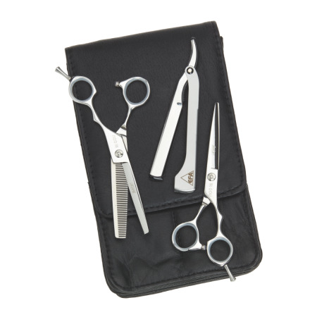 Aristocut Best, zestaw startowy nożyczek fryzjerskich, 5.5, profesjonalne narzędzia fryzjerskie - brak degażówek