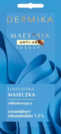 Dermika Maestria, luksusowa maseczka odbudowująca, ceramidowy rekonstruktor 1,5%, 7g