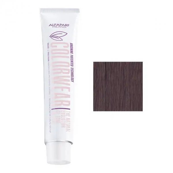 Alfaparf Milano Color Wear, krem koloryzujący bez amoniaku, 7.35, 60ml