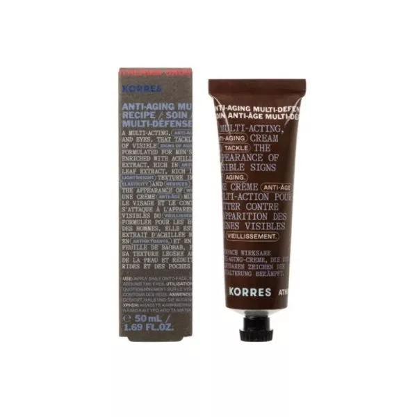 Korres Achillea Men, krem przeciwzmarszczkowy dla mężczyzn, 50ml