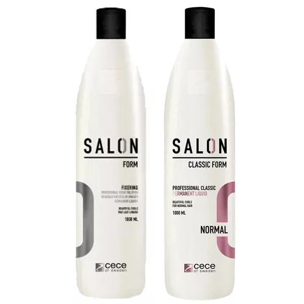 CeCe Form, zestaw do trwałej ondulacji do włosów normalnych, utrwalacz 1000ml + płyn Normal 1000ml