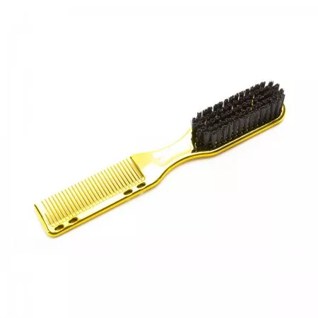 Fox Barber Expert, szczotka i grzebień do brody, złota
