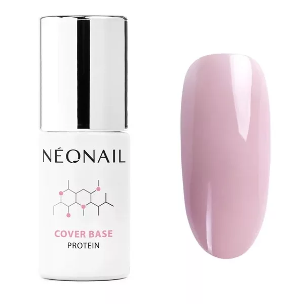 Neonail Cover Base Protein, baza hybrydowa, Light Nude, 7.2ml