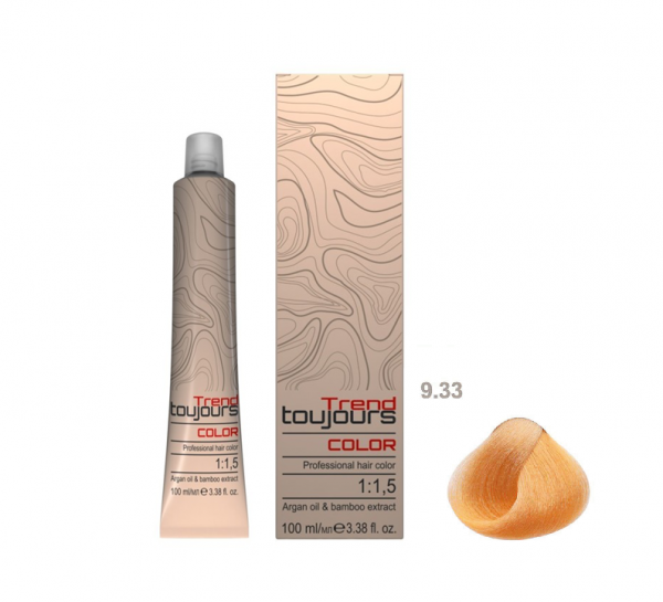 Trend Toujours Professional Color Care, farba do włosów, 9.33, 100ml