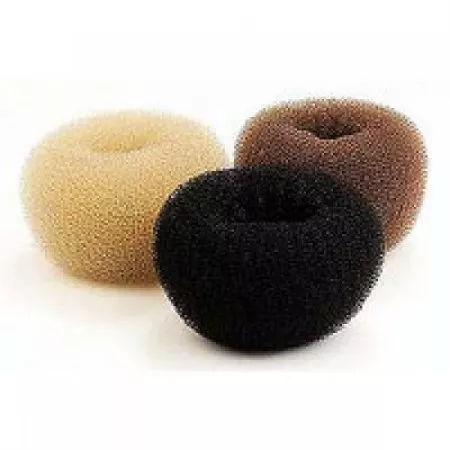 Efalock, wypełnienie do koka okrągłe, 10cm, czarny