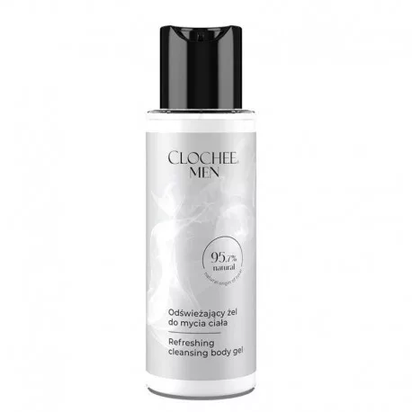 Clochee MEN, odświeżający żel do mycia ciała, mini, 100ml