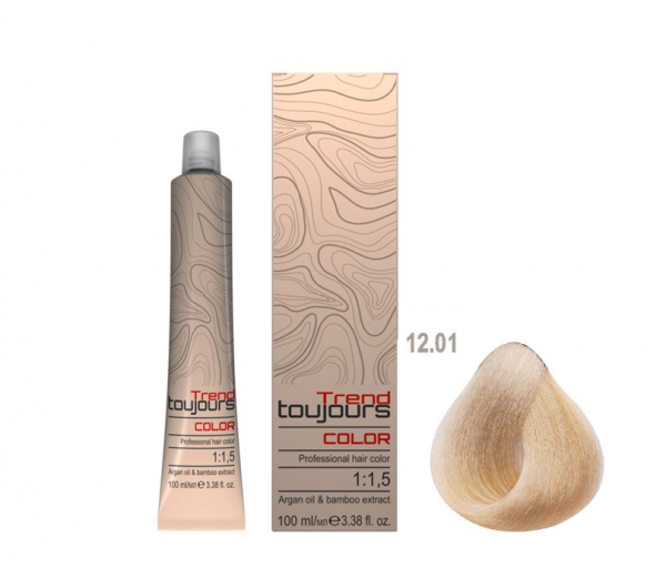 Trend Toujours Professional Color Care, farba do włosów, 12.01, 100ml