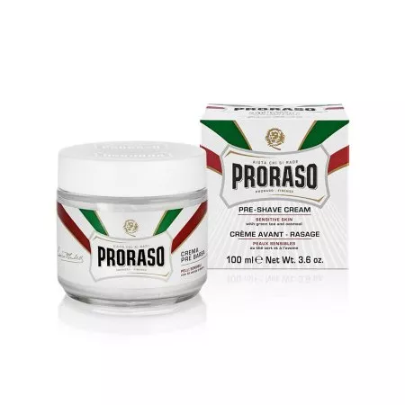 Proraso, krem przed goleniem do skóry wrażliwej, zielona herbata, 100ml